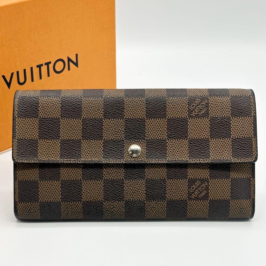 ルイヴィトン ポルトフォイユ サラ ダミエ 二つ折り 長財布