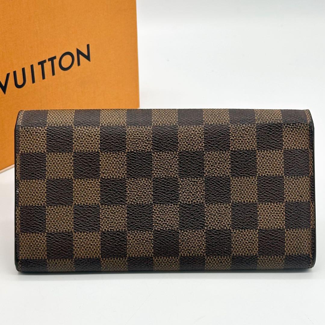 ルイヴィトン ポルトフォイユ サラ ダミエ 二つ折り 長財布