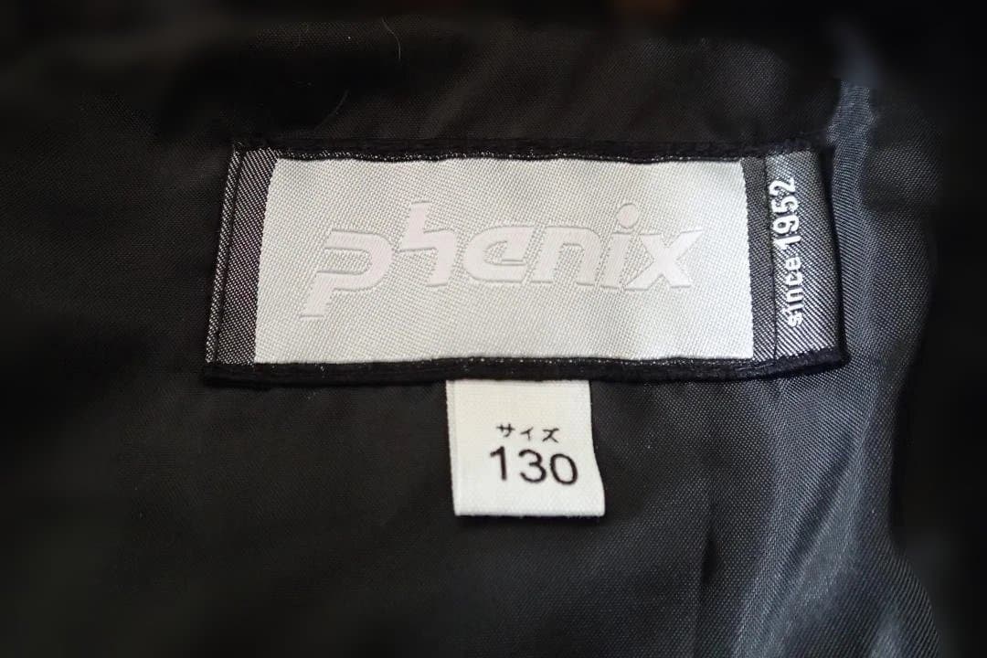 phenix 雪の結晶柄 スキーウェア上下セット　130