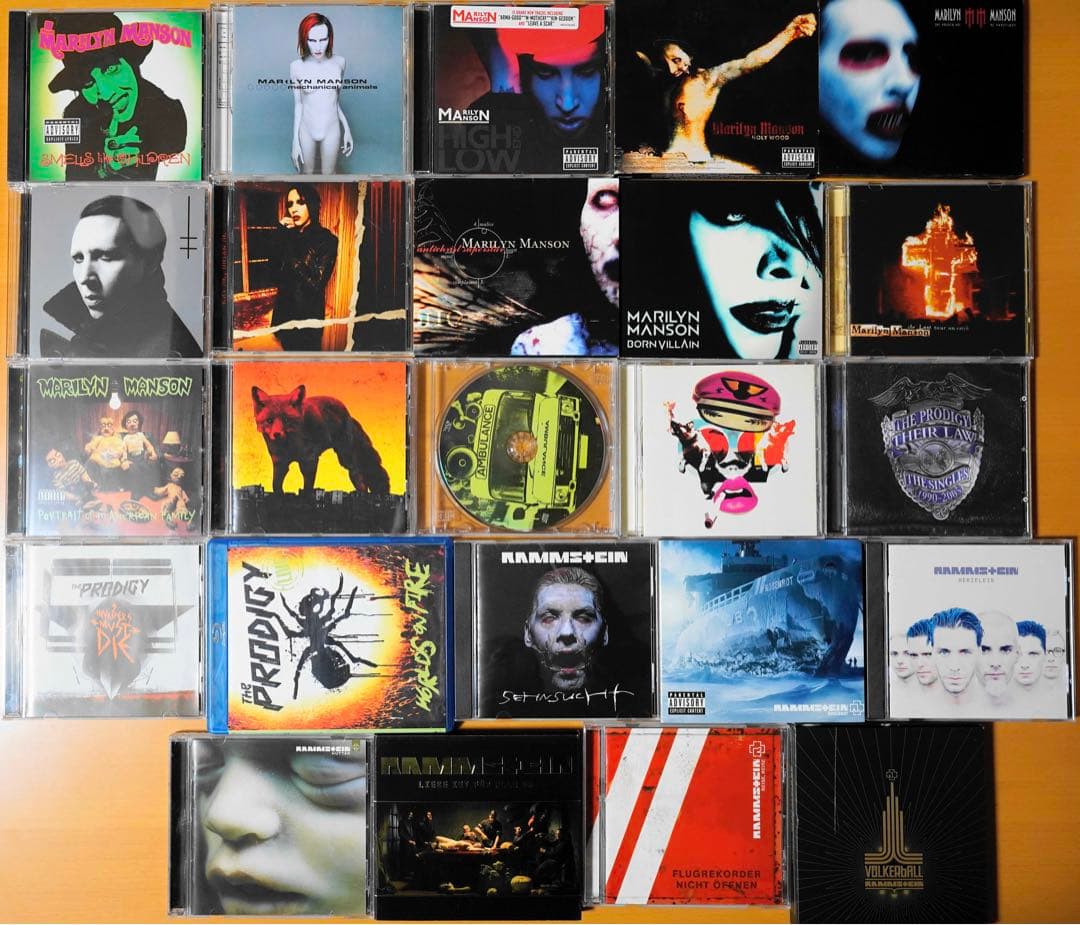 Manson Prodigy Rammstein CD まとめ+1