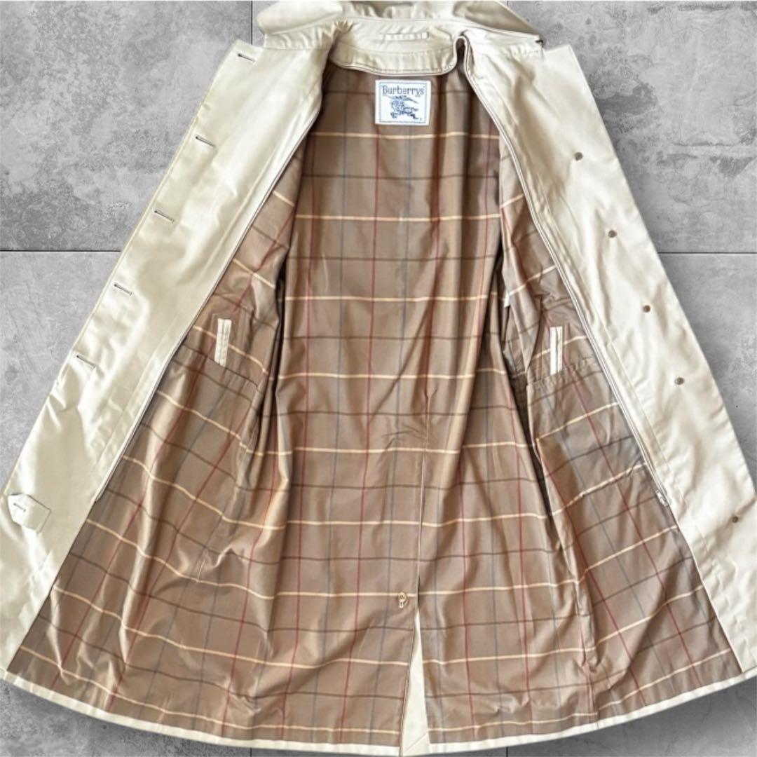 メイ様美品✨Burberrys 白タグ トレンチコート ライナー付きノバチェック