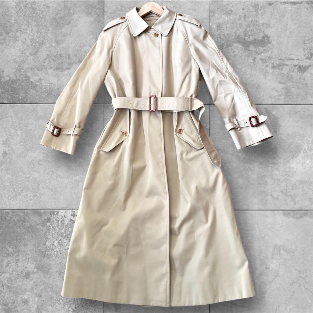 メイ様美品✨Burberrys 白タグ トレンチコート ライナー付きノバチェック