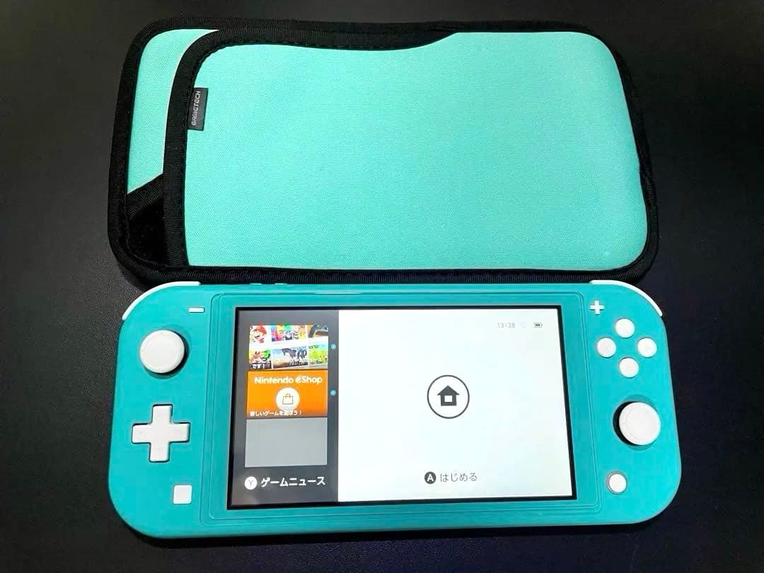 ⭐︎Nintendo Switch Lite ターコイズ (ソフトケース付)