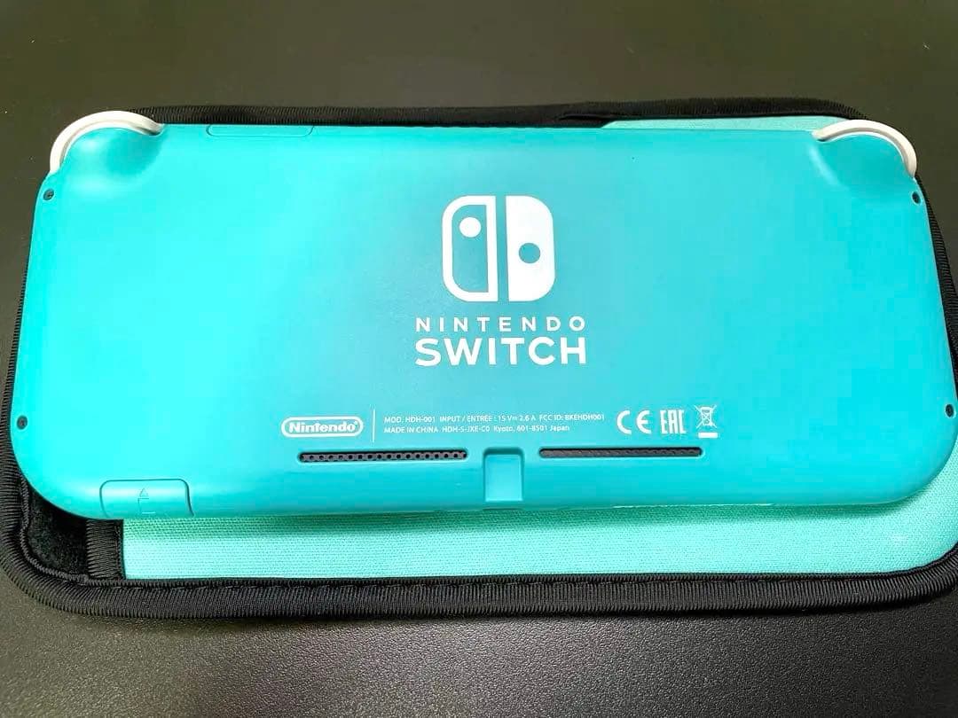 ⭐︎Nintendo Switch Lite ターコイズ (ソフトケース付)