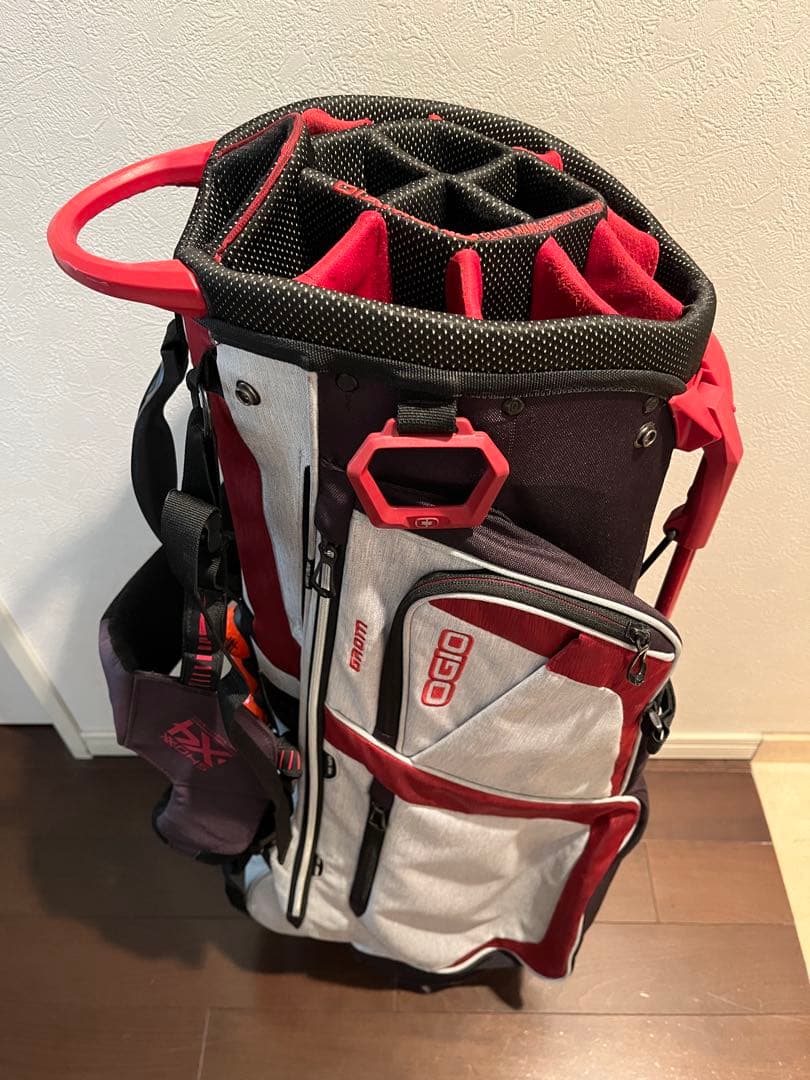 OGIO GROM オジオ スタンド付きキャディバッグ グレー 14分割