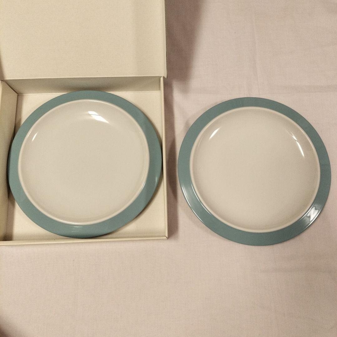 Alessi 円形皿 ホワイトとブルー