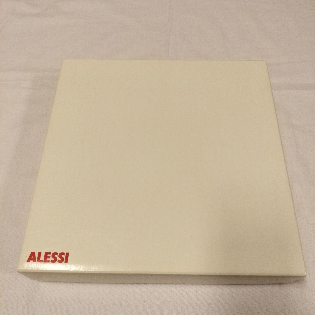 Alessi 円形皿 ホワイトとブルー