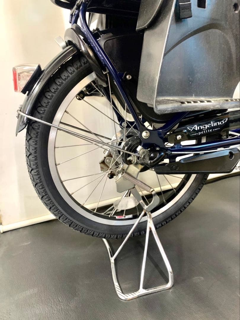 1年保証 送料無料　ブリヂストン　20インチ 紺色　子供乗せ　電動アシスト自転車