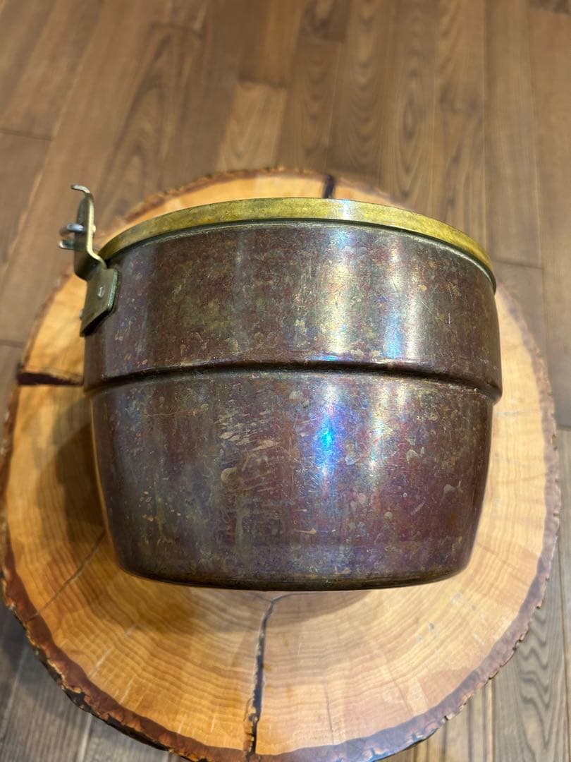 旧ロゴ　ファイヤーサイド　コッパーオークポット