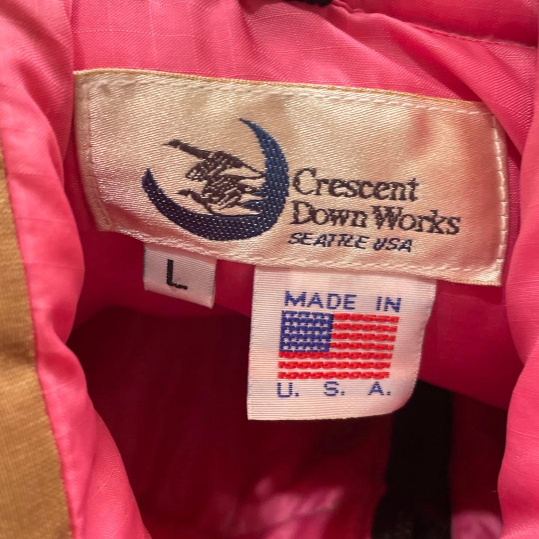 p*1様 クリーニング済★クレセントダウンワークス★ダウンベスト★USA製★L★