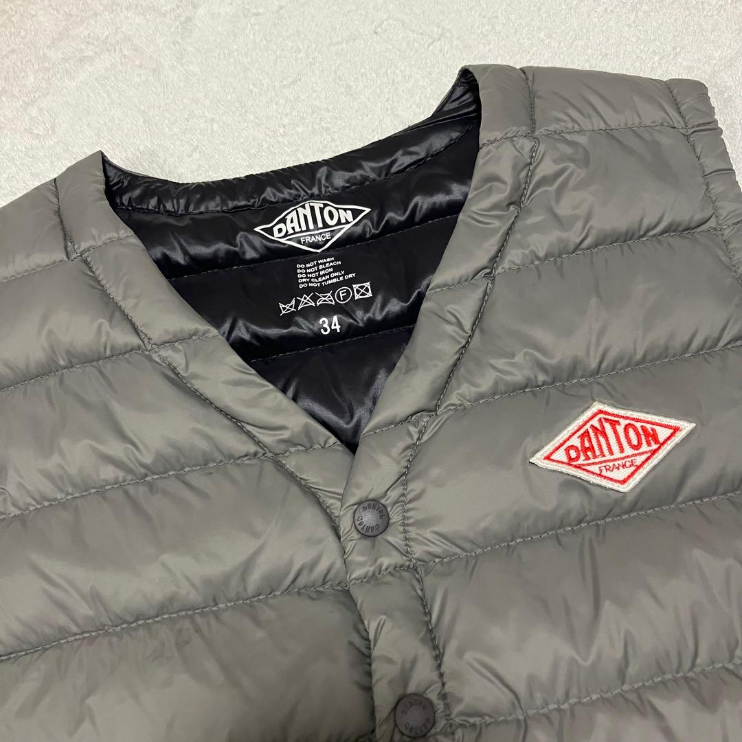 DANTON ダントン Vネックインナーダウン ベスト サイズ34