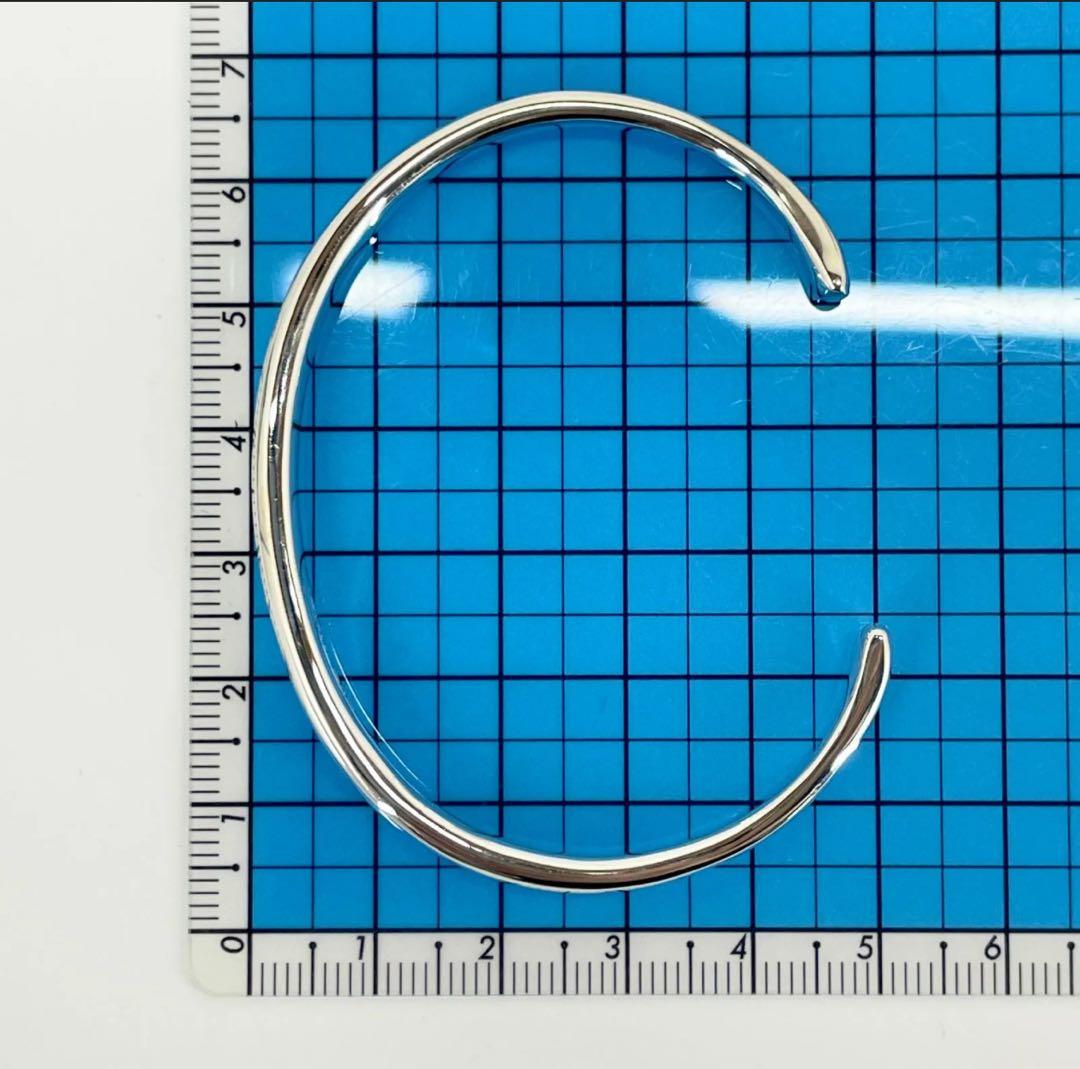 希少 ティファニー シルバー カフ バングル ブレスレット