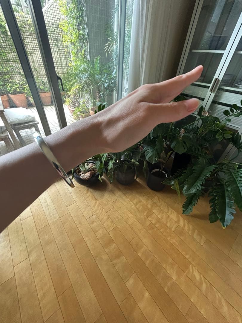 希少 ティファニー シルバー カフ バングル ブレスレット