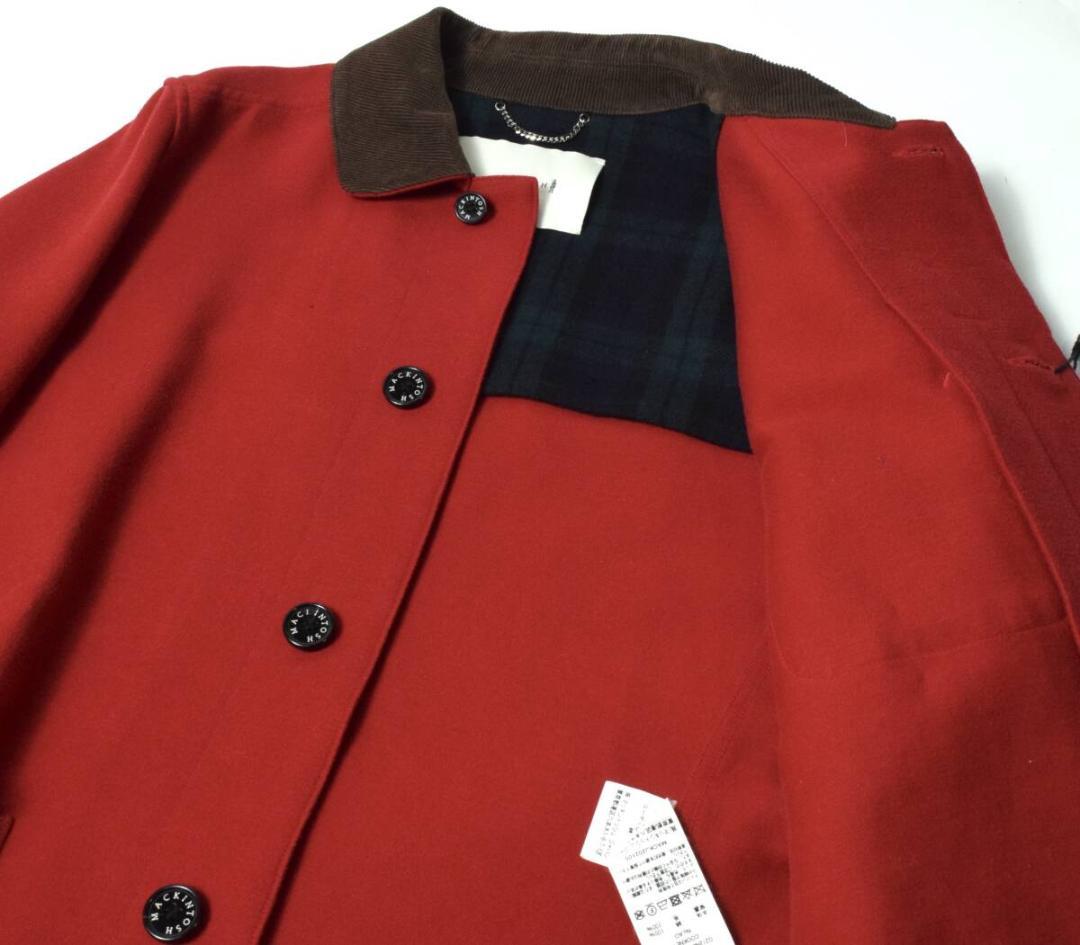 未使用 マッキントッシュ COOKNEY ミリタリー カバーオール 36 レッド