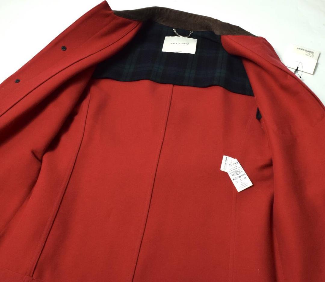 未使用 マッキントッシュ COOKNEY ミリタリー カバーオール 36 レッド
