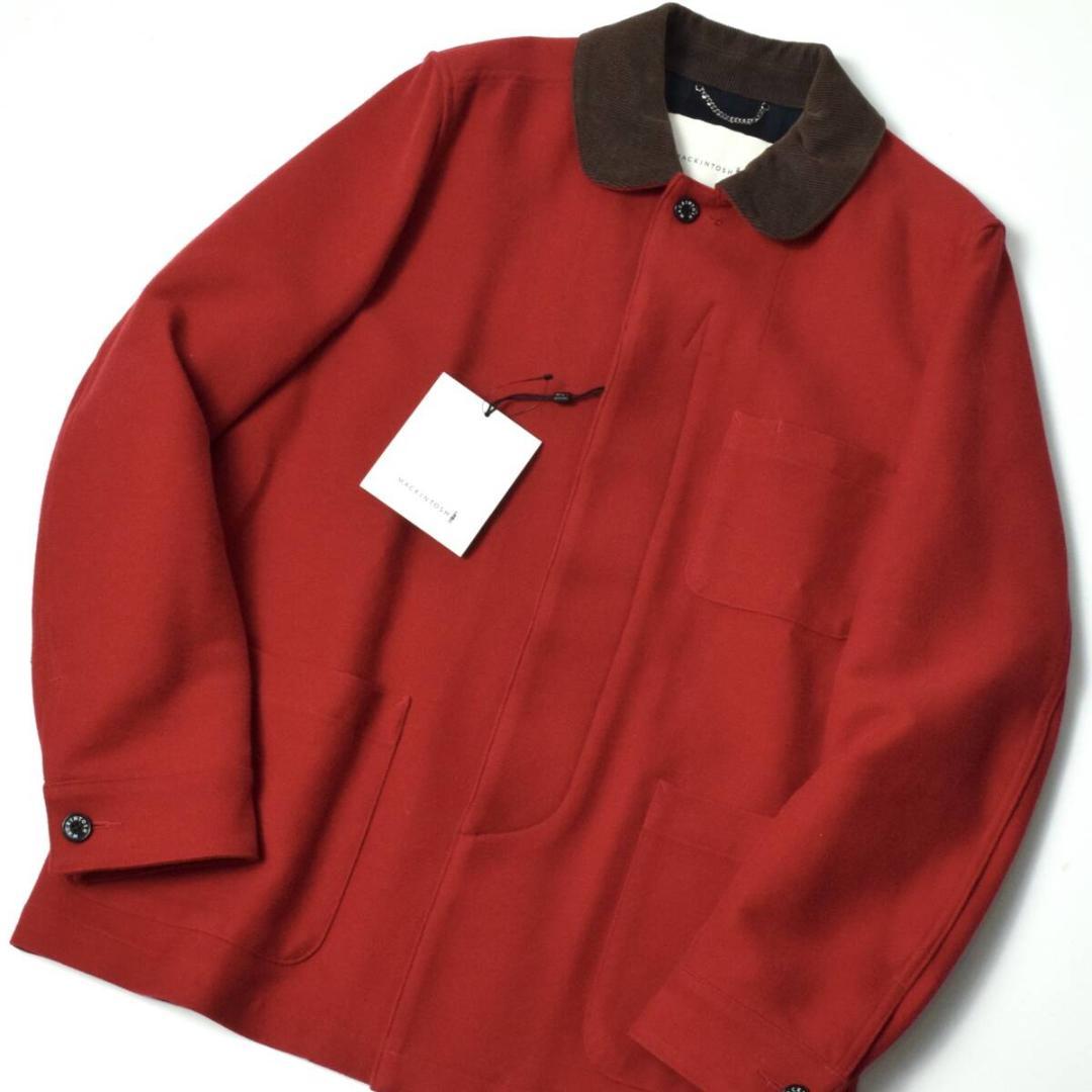 未使用 マッキントッシュ COOKNEY ミリタリー カバーオール 36 レッド