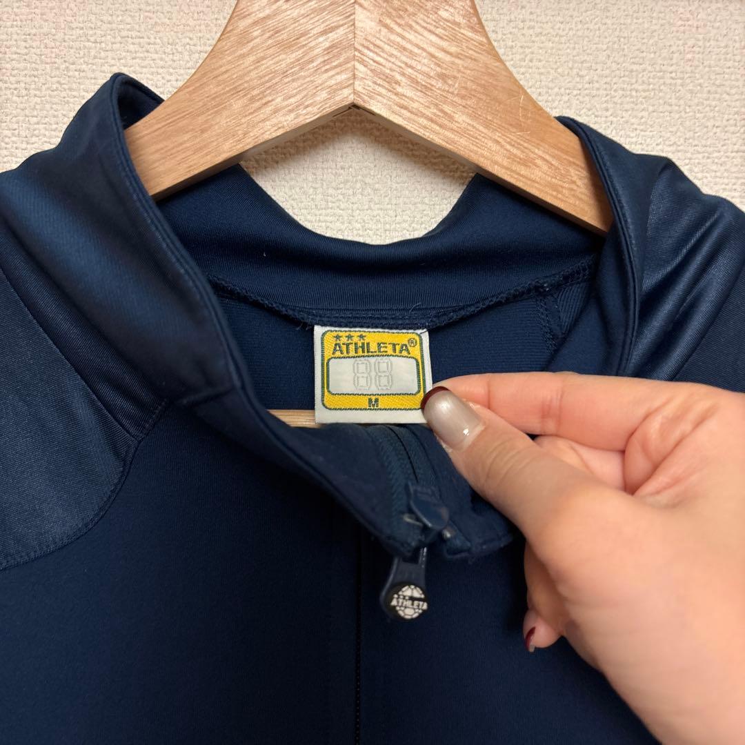 ATHLETA ネイビー ジャージ上下セット Mサイズ