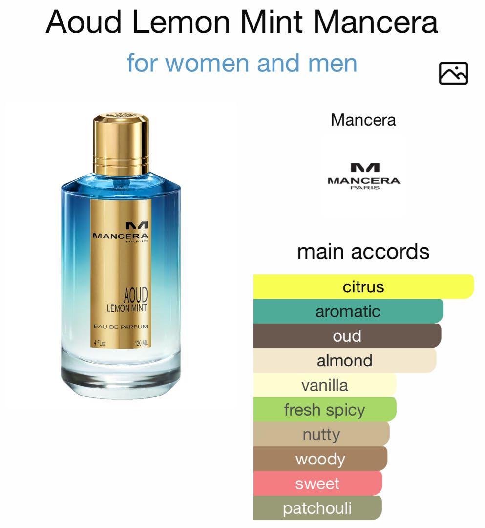 t*a様 Mancera Aoud Lemon Mint 120ml