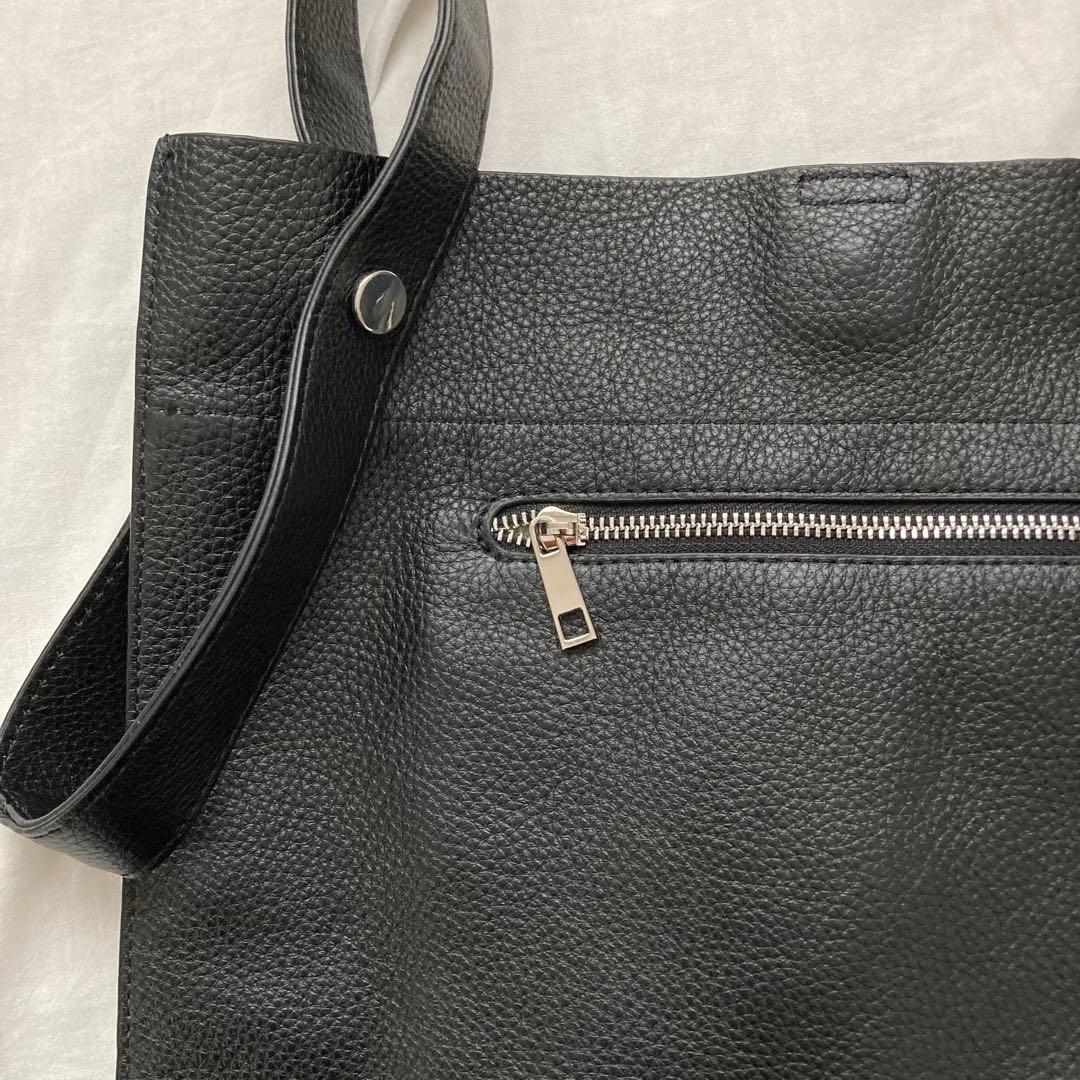 未使用品✨BEAURE ヴュレ　カウレザー 2WAY ハンドル トートバッグ