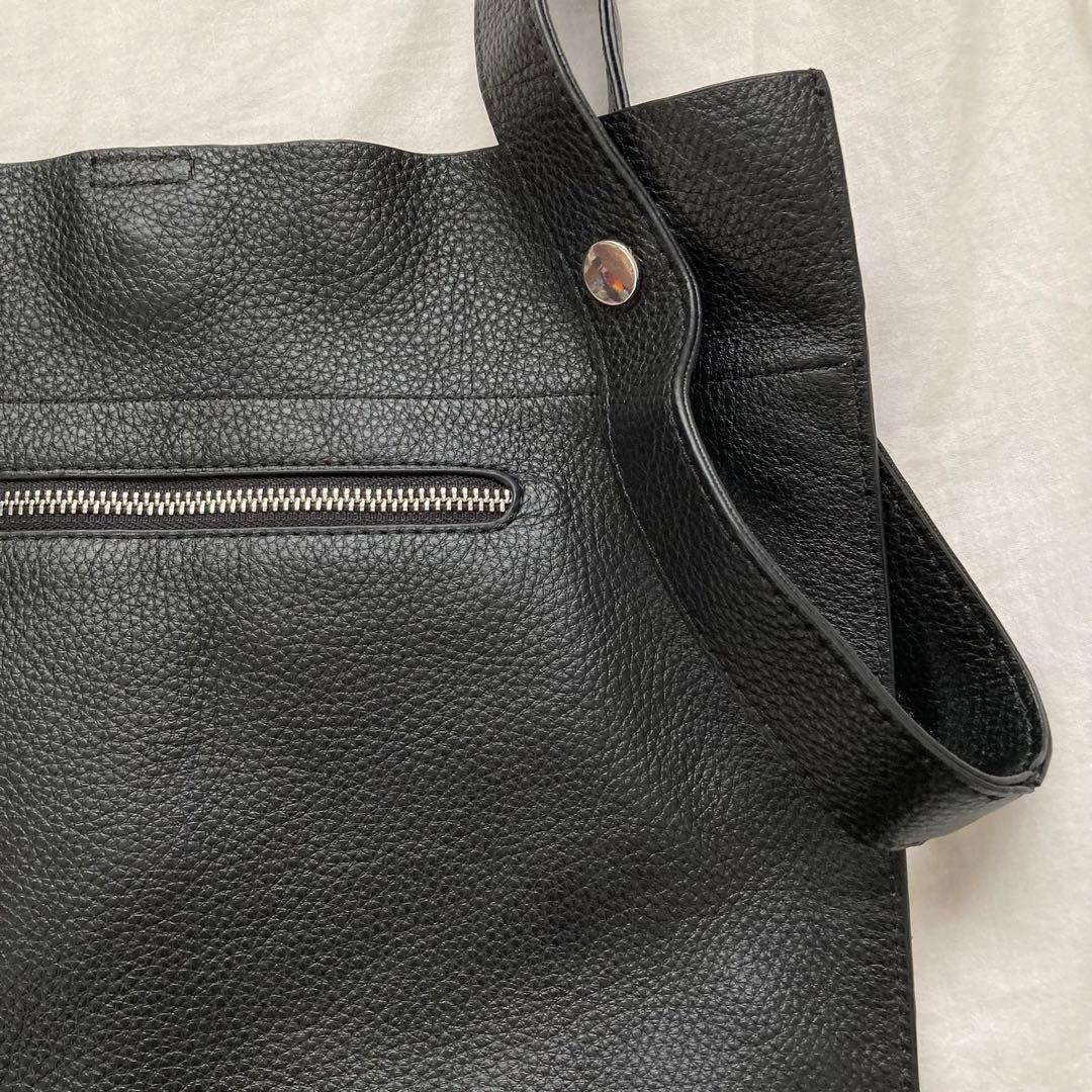 未使用品✨BEAURE ヴュレ　カウレザー 2WAY ハンドル トートバッグ