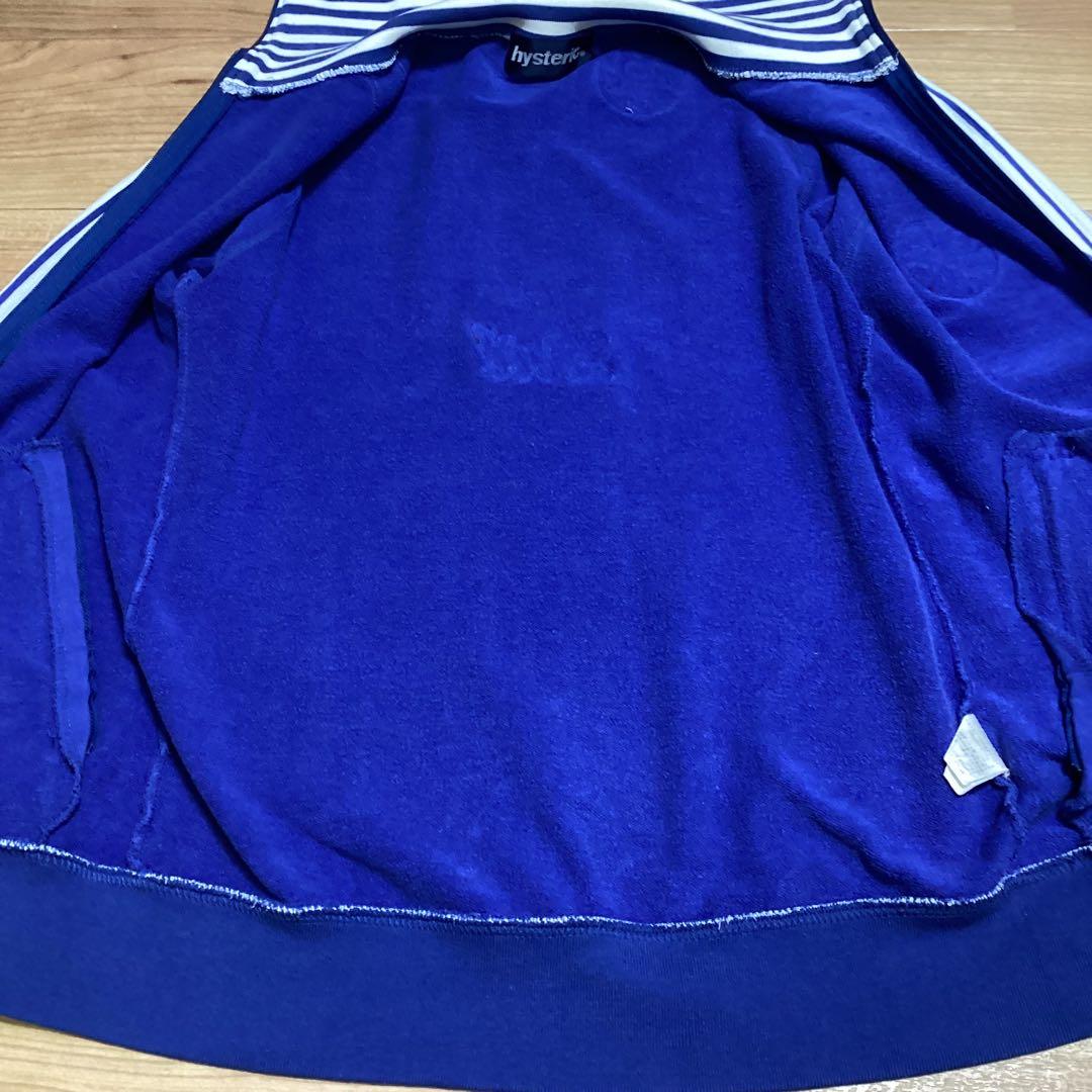 HYSTERIC GLAMOUR　ビッグロゴ　ジップアップスウェット