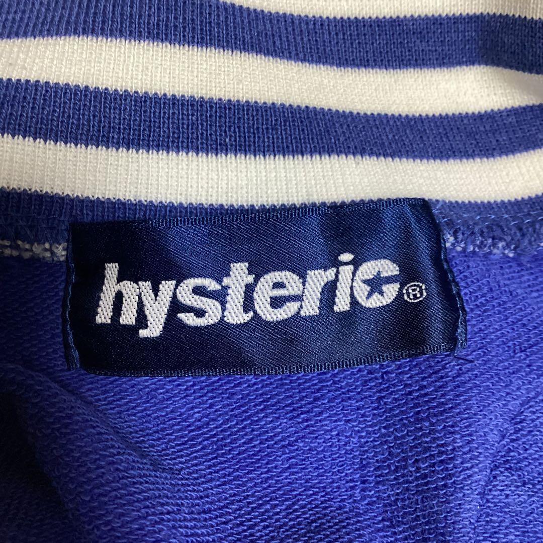 HYSTERIC GLAMOUR　ビッグロゴ　ジップアップスウェット