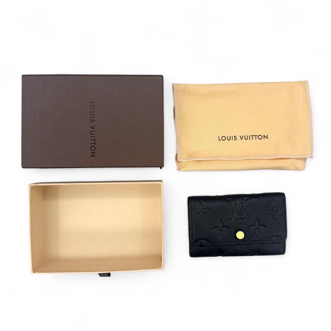 極美品 箱付 ルイヴィトン モノグラム アンプラント ミュルティクレ キーケース