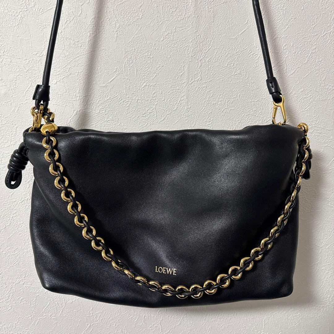 ✨【極美品】LOEWE ロエベ レザー 2WAY ショルダーバッグ ゴールド金具