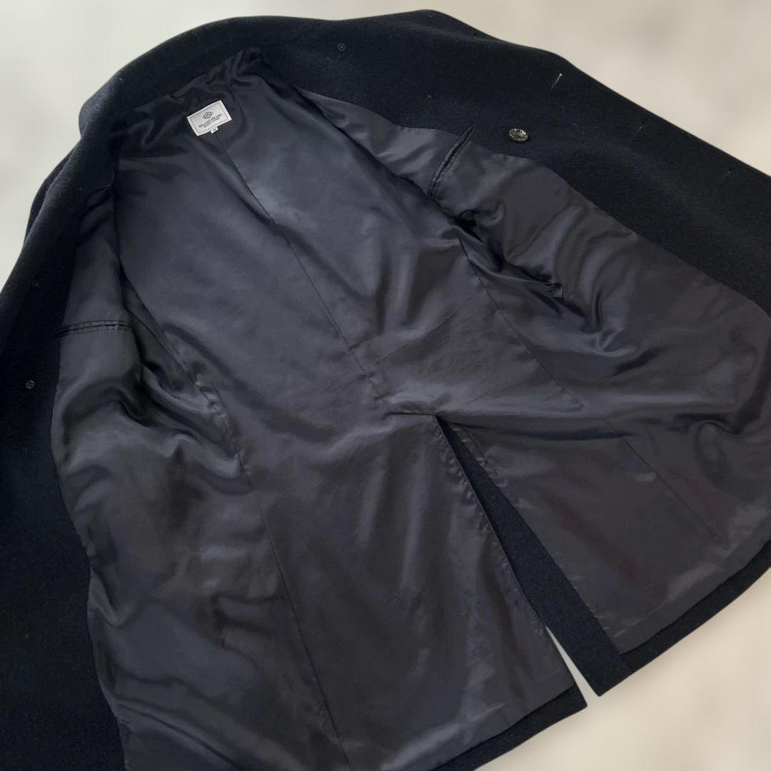 【美品】BEAMS HEART ネイビー ピーコート アウター　48 メンズ