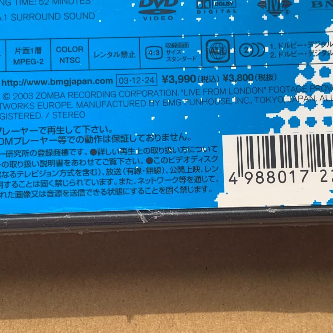 ライヴ・フロム・ロンドン/ジャスティン・ティンバーレイク：未開封DVD