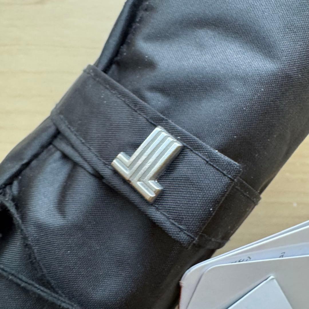 ★新品★ランバンコレクション　晴雨兼用　折りたたみ日傘　１級遮光　遮熱　黒　ロゴ