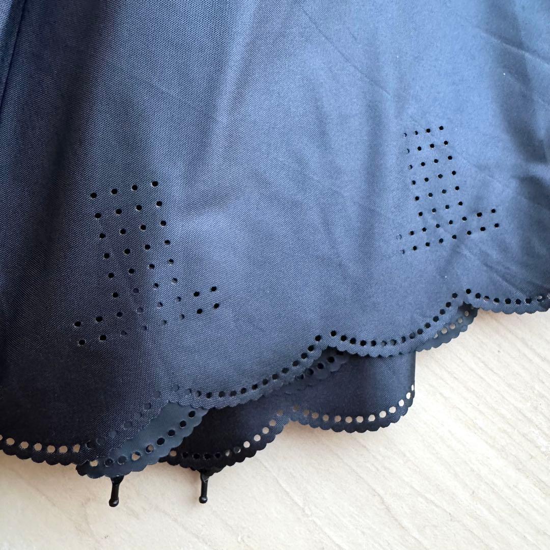 ★新品★ランバンコレクション　晴雨兼用　折りたたみ日傘　１級遮光　遮熱　黒　ロゴ