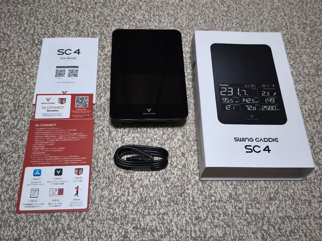 【中古】Voice Caddie SC4(スイングキャディ) 弾道計測器