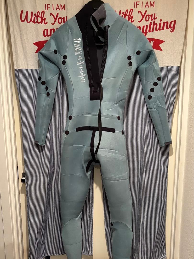 【美品ウェットスーツ】　フルスーツ　HURLEY(ハーレー)　Lサイズ