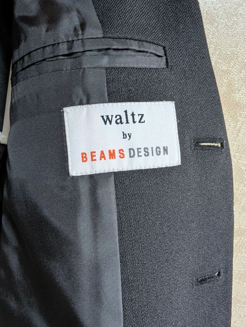 BEAMS DESIGN フォーマルスーツ&Yシャツ&ネクタイ付黒150