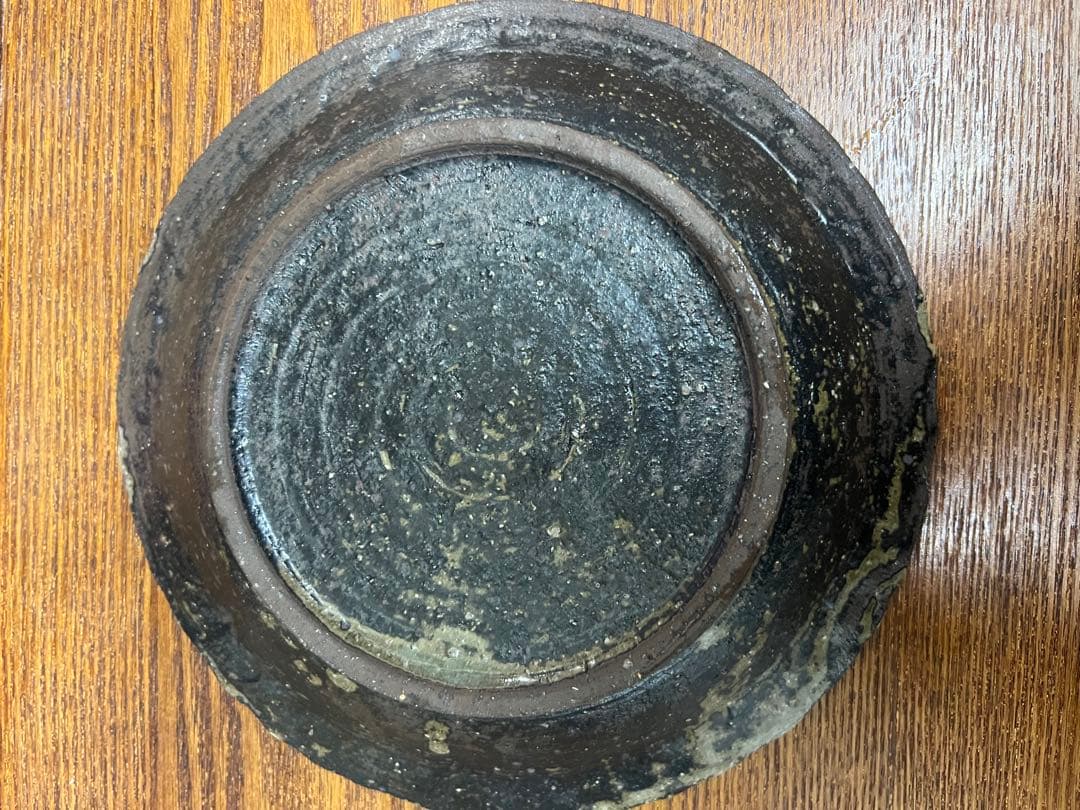 新品　薮本寛之　皿　19cm 花葉紋三島手皿　陶芸作家　希少