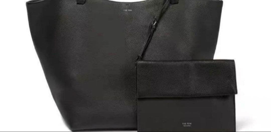 押し跡あり　THE ROW 牛革バケットトート 大容量 ショルダー 通勤バッグ