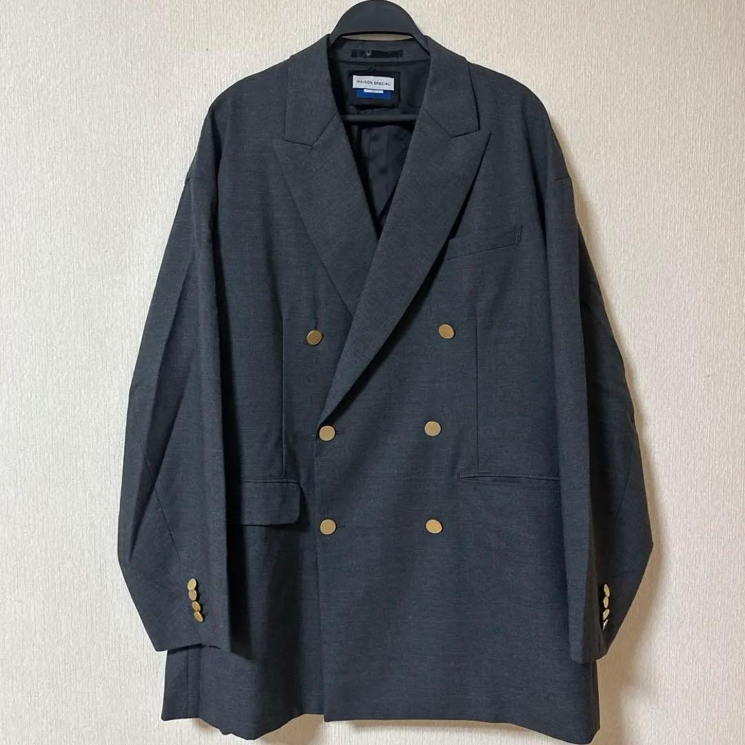 MAISON SPECIAL ダークグレー テーラードジャケット　最終値下げ