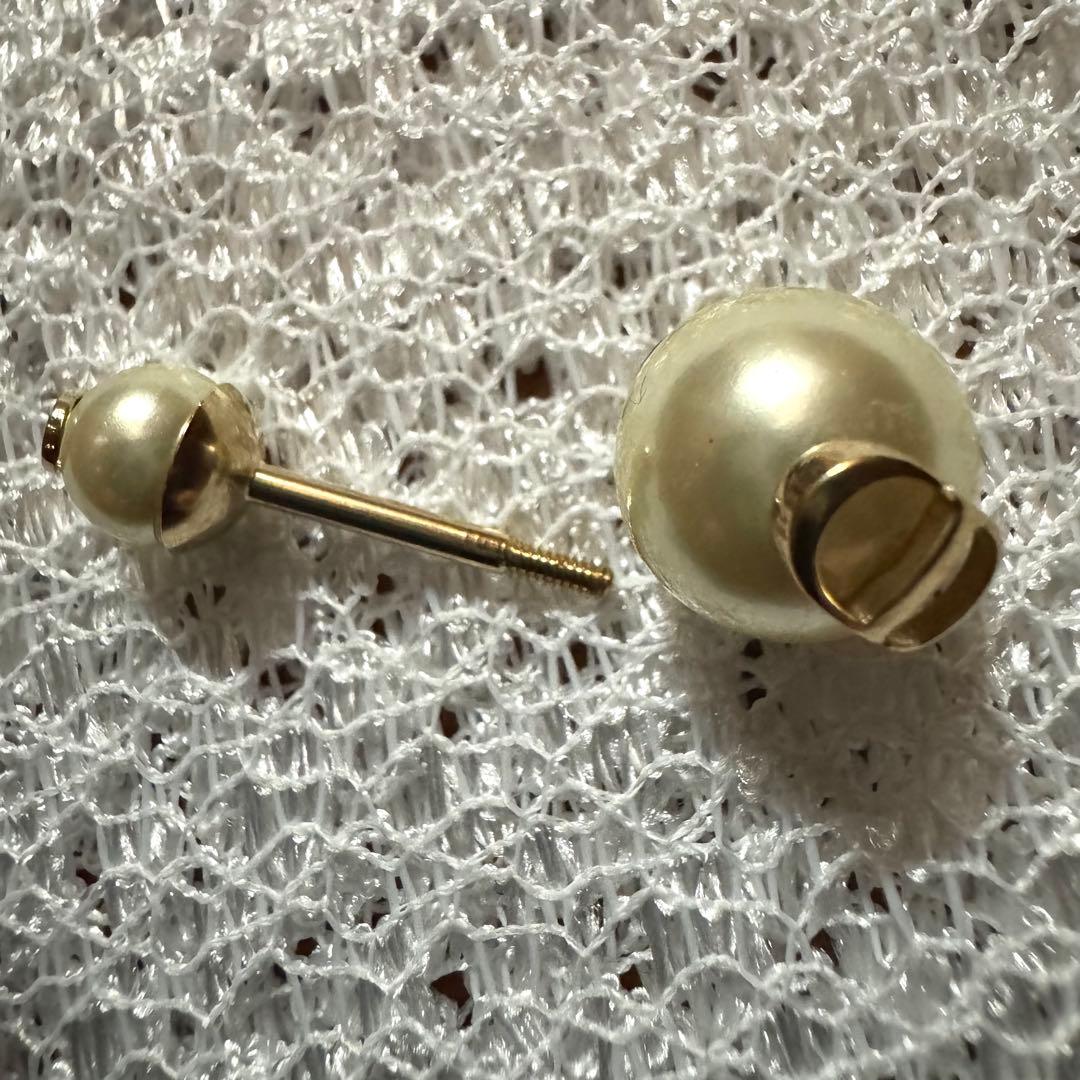 試着のみChristianDiorパールボタンつきレザーグローブ5