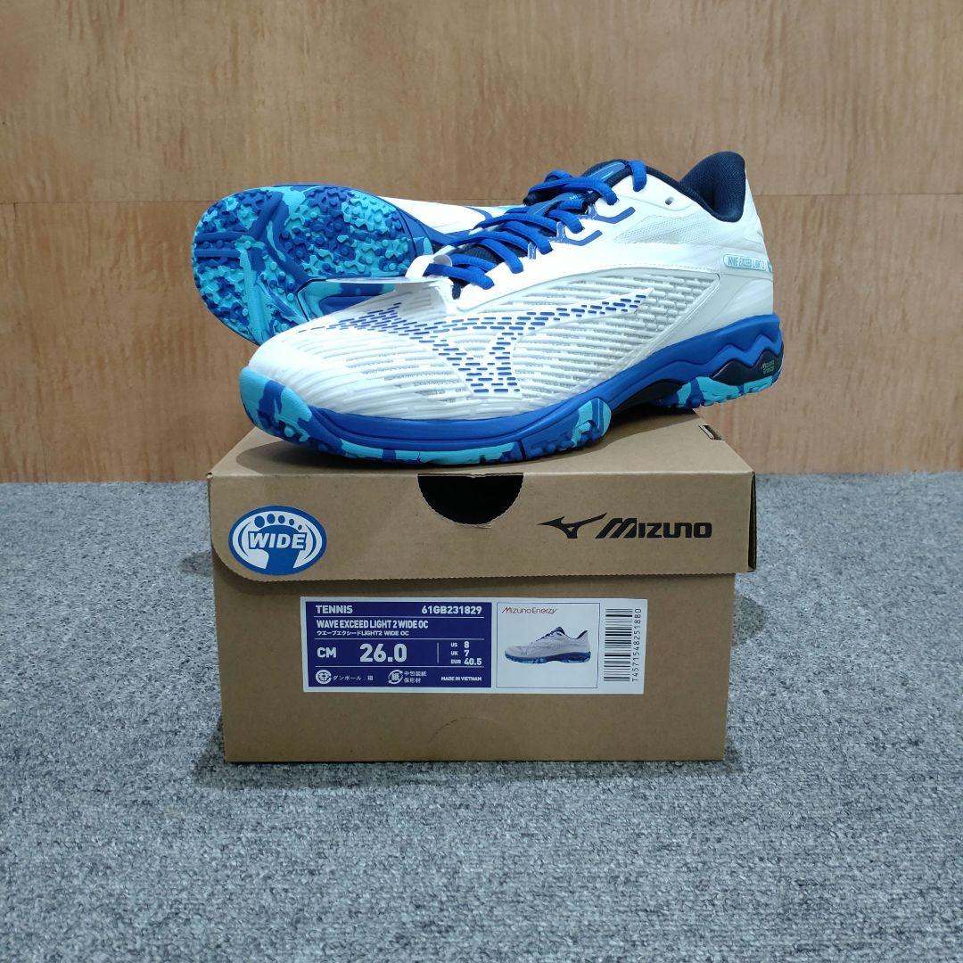【新品未使用】ウエーブエクシードライト2WOC/26.0/ミズノシューズ