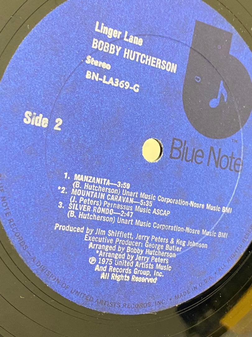 3-2151 ボビー・ハッチャーソン「リンガー・レイン」LP盤