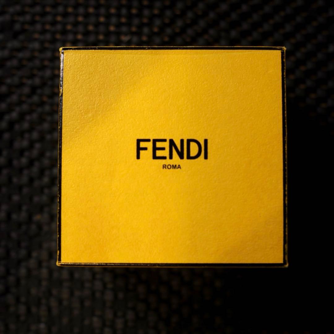 【FENDI】【片耳】ズッカ柄 シルバーピアス