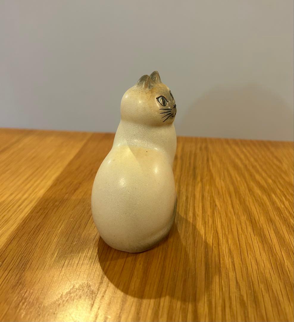 リサラーソン Lisa Larson ネコ 3個 ミア マンズ