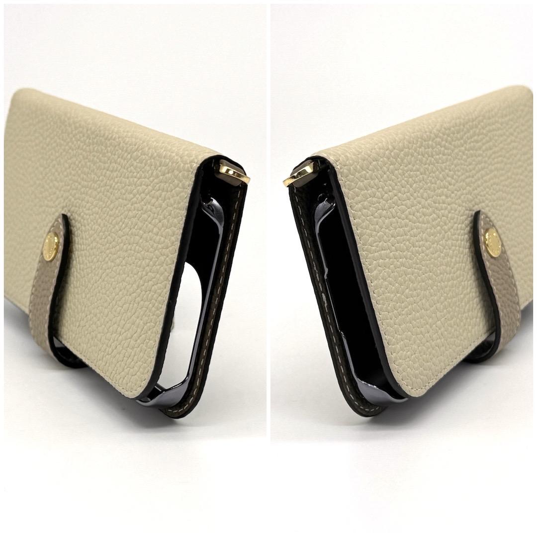 美品 BONAVENTURA iPhone 15 Pro ダイアリー ケース