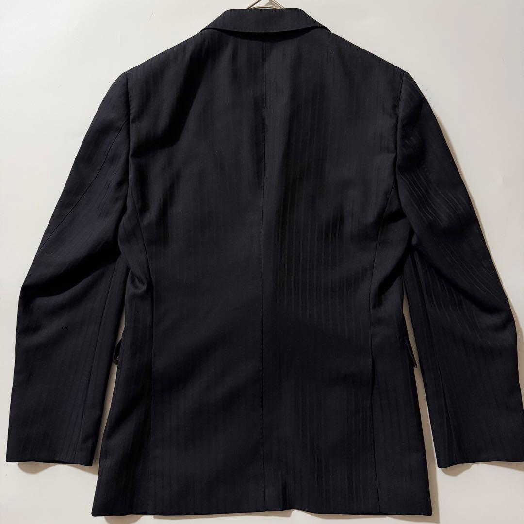 ペイズリー✨️ユニバーサルランゲージ 3ピース セットアップスーツ 裏地総柄 紺