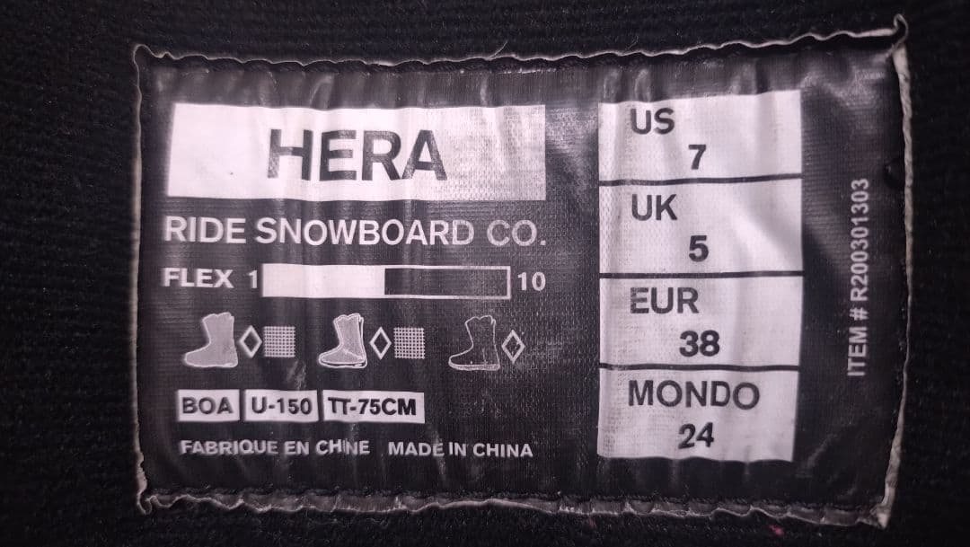 FLOWビンディング RIDEスノーボードブーツ