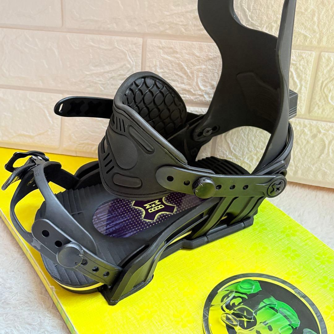 10周年リブテックスケートバナナ152 ×ベントメタルロジック M スノボセット