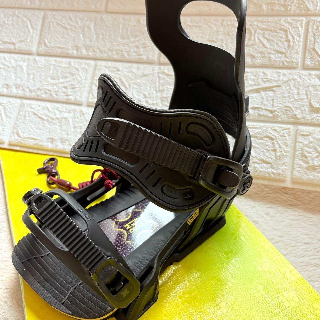 10周年リブテックスケートバナナ152 ×ベントメタルロジック M スノボセット