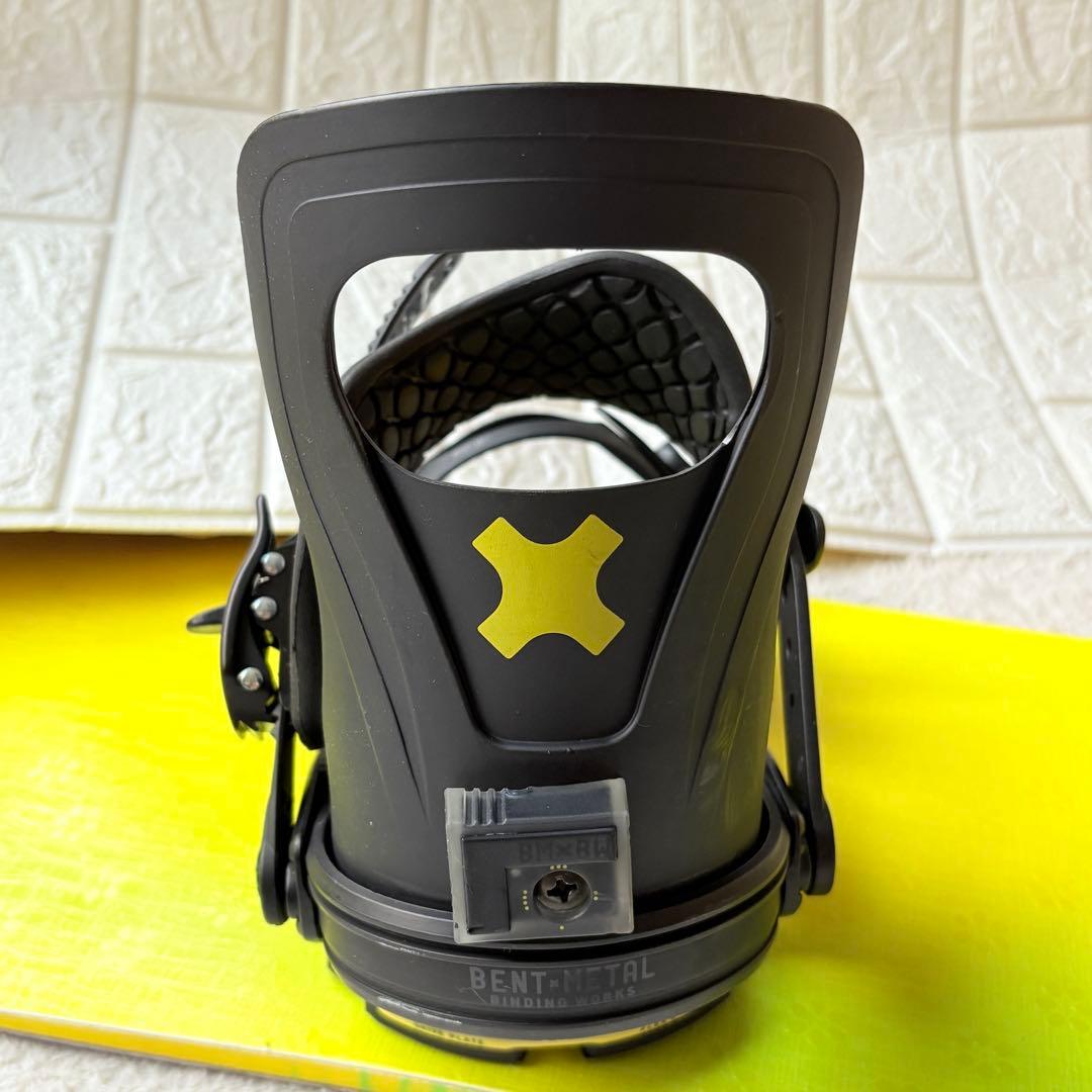 10周年リブテックスケートバナナ152 ×ベントメタルロジック M スノボセット