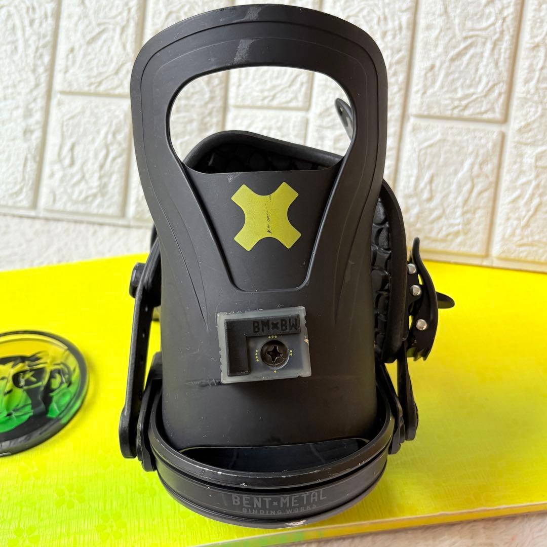 10周年リブテックスケートバナナ152 ×ベントメタルロジック M スノボセット